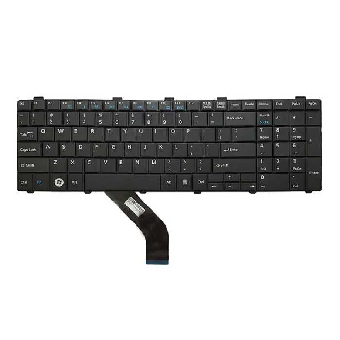 کیبورد لپ تاپ فوجیتسو Lifebook AH530 اینتر کوچک
