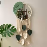 آینه مکرومه مدل نهال گالری عین ماه