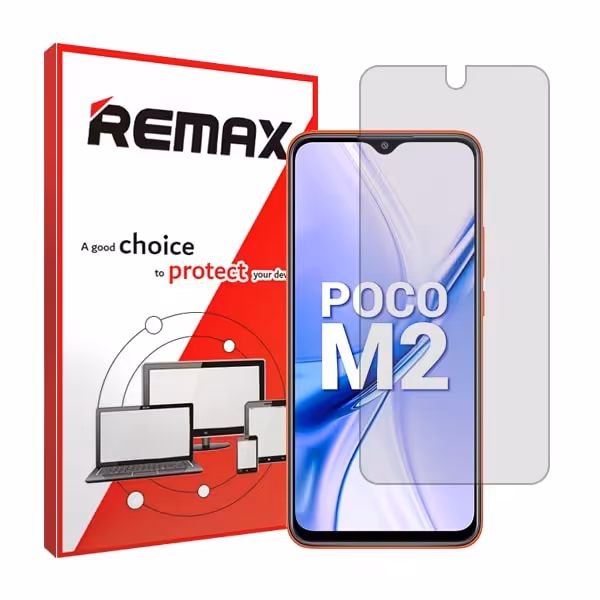 گلس شیائومی Poco M2 مدل هیدروژلی شفاف برند ریمکس کد S