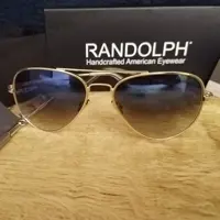 عینک راندولف کنکورد اصل آمریکا طلایی  آبی randolph concorde usa 