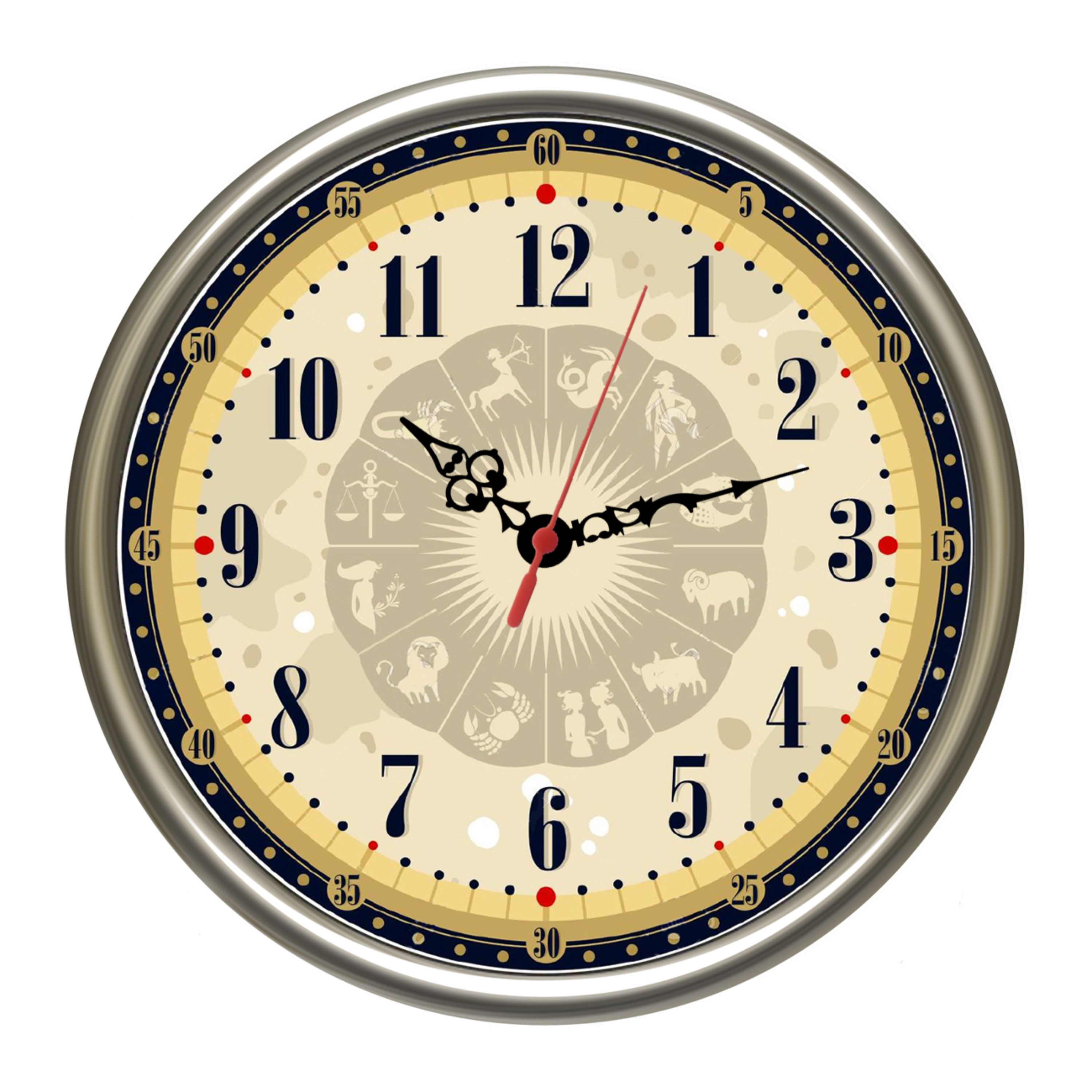 ساعت دیواری طرح سور فلکی 40 سانت