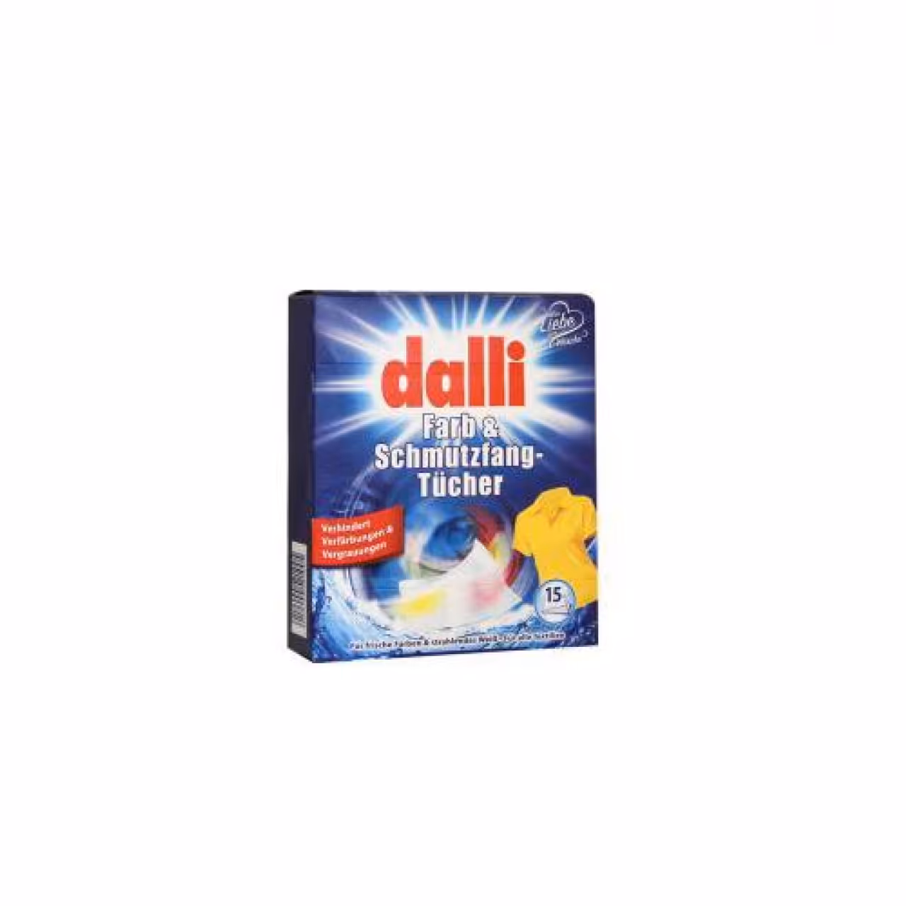دستمال رنگ گیر رنگی و ضد کرک مخصوص ماشين لباسشویی 15 عددی