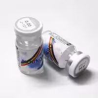 لنز چشم رینبو مدل Blue2-Tone211 رنگ آبی دور دار
