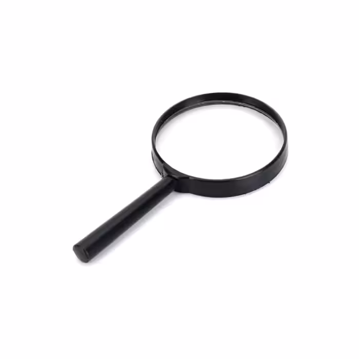 ذره بین دسته دار دانش آموزی قطر 50 میلی متر