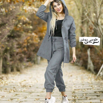 مانتو شلوار زنانه میکرو مدل ست پاییزه سوگند