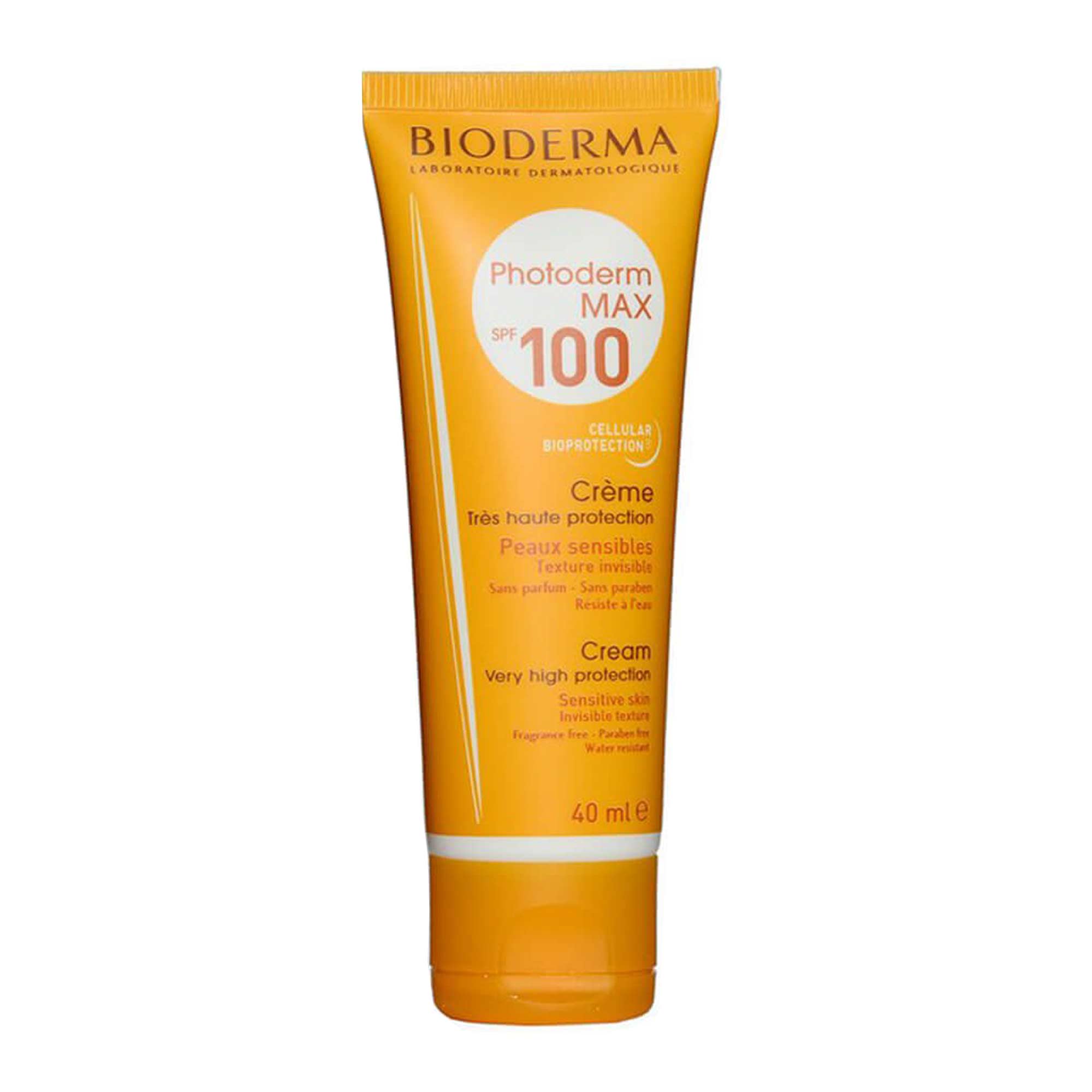 کرم ضد آفتاب مناسب پوست حساس فتودرم مکس SPF100  بیودرما 40 میلی لیتر