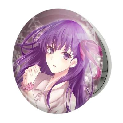 آینه جیبی خندالو طرح ساکورا انیمه فیت استی نایت Fate Stay Night مدل تاشو کد 22771