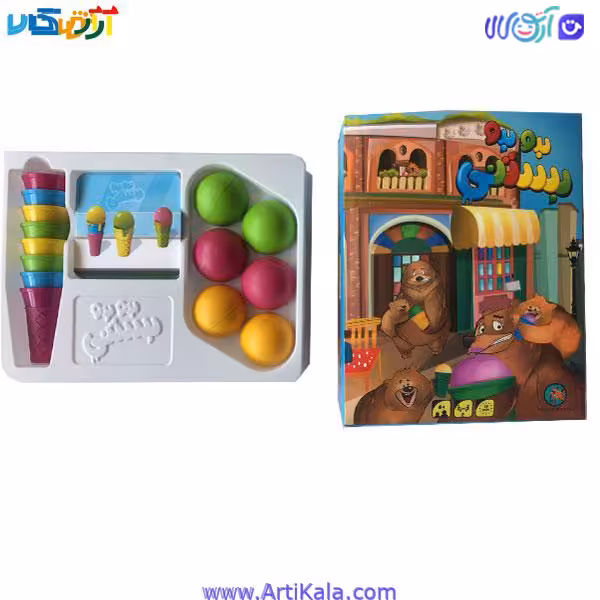 بازی فکری بدو بدو بستنی دو نفره زرافه