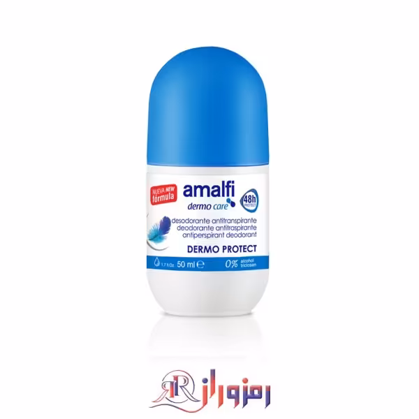 مام ضد تعریق آمالفی مدل Dermo protect حجم 50 میل