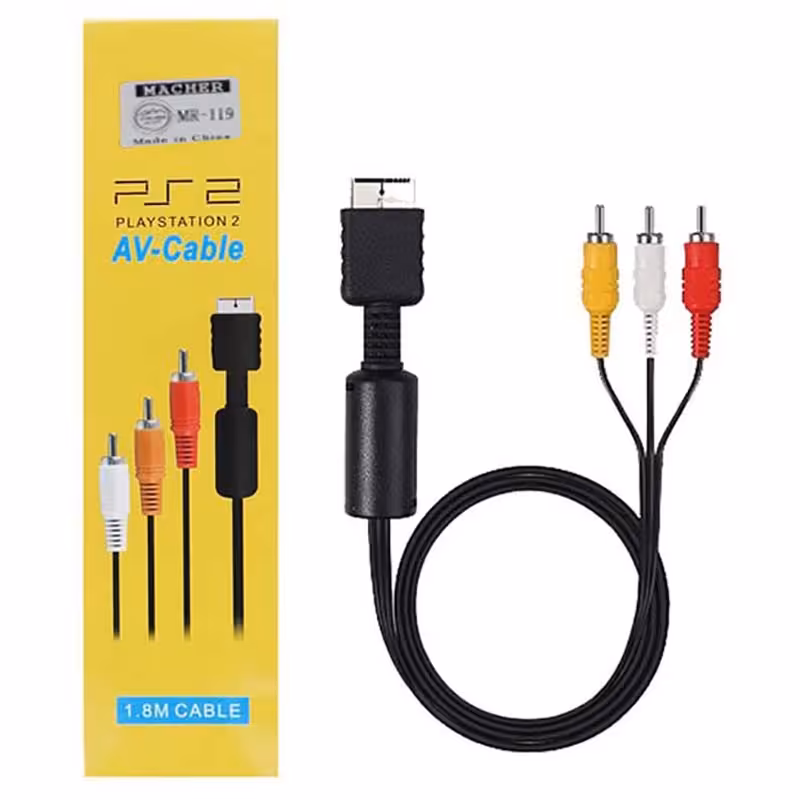کابل تصویر 1.8 متری PlayStation2 پلی استیشن 2 مچر MACHER MR-119