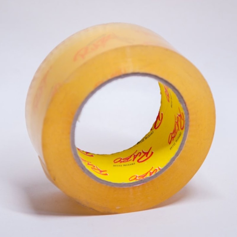 چسب پهن رابو زرد 180یارد -کارتن 36 عددی ارسال با باربری و پس کرایه