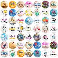مگنت خندالو طرح تایپوگرافی کد 19 مجموعه 50 عددی