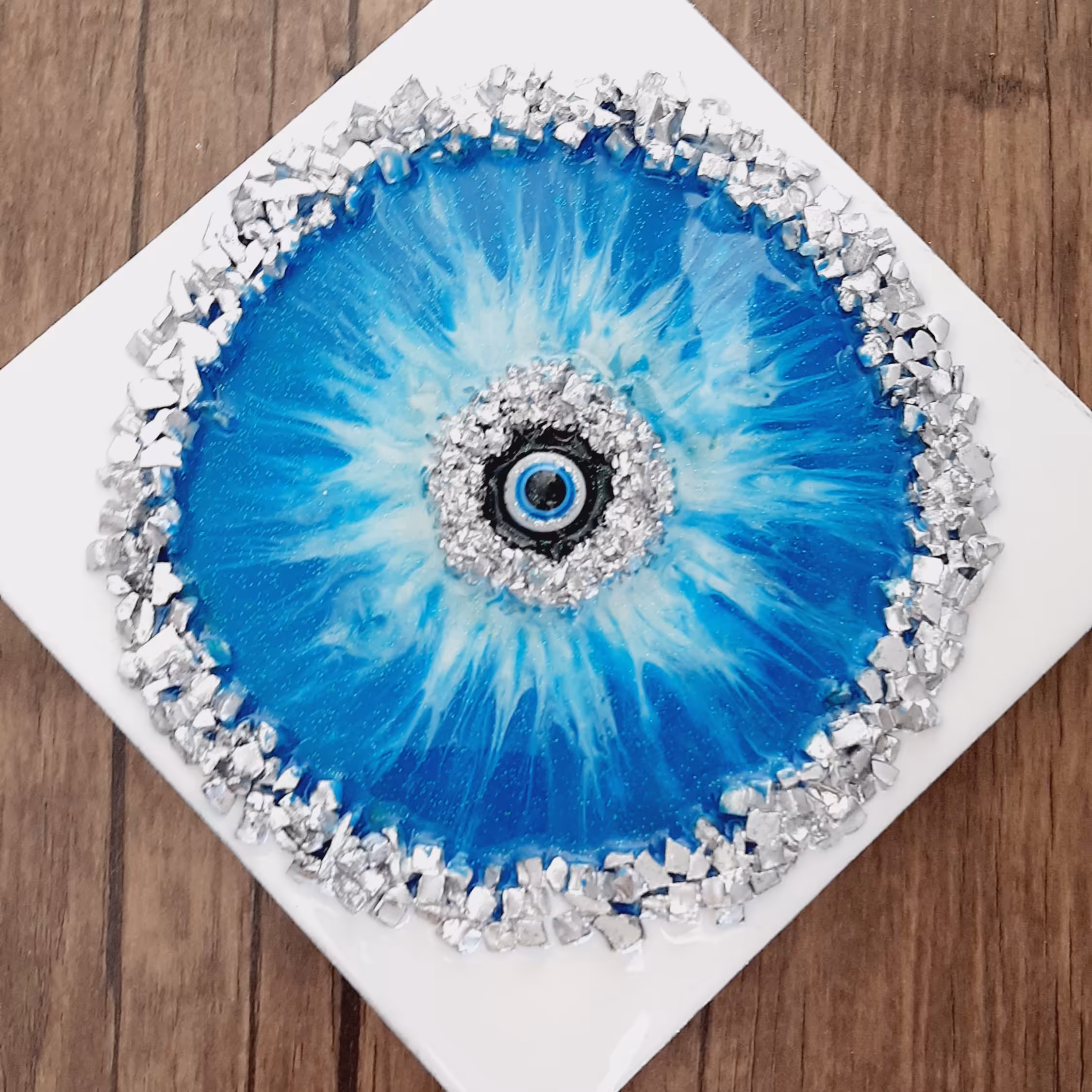 تابلو چشمنظر دیواری رزینی  40در40