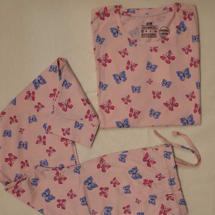 تیشرت شلوار اچ ان ام بدون پرزدهی بدون آبرفت خنک و سبک و راحت