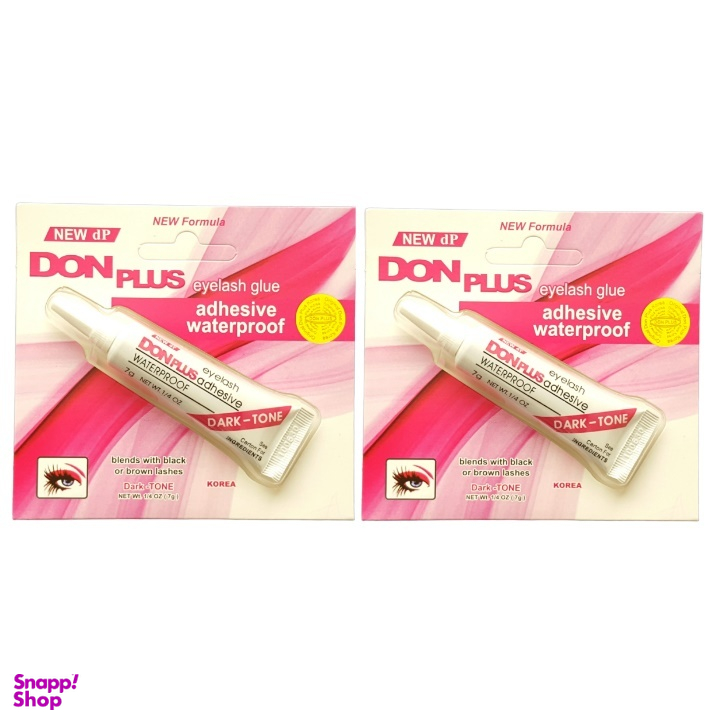 چسب مژه مصنوعی دان پلاس (Don Plus) مدل Adhesive Waterproof مجموعه 2 عددی