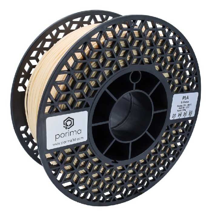 فیلامنت پرینتر سه بعدی PLA کرم برند porima