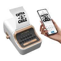 لیبل زن بلوتوثی  با چاپی پررنگ خیلی سریع به موبایل شما وصل میشه و هر عکس متن لگو چاپ میکند 