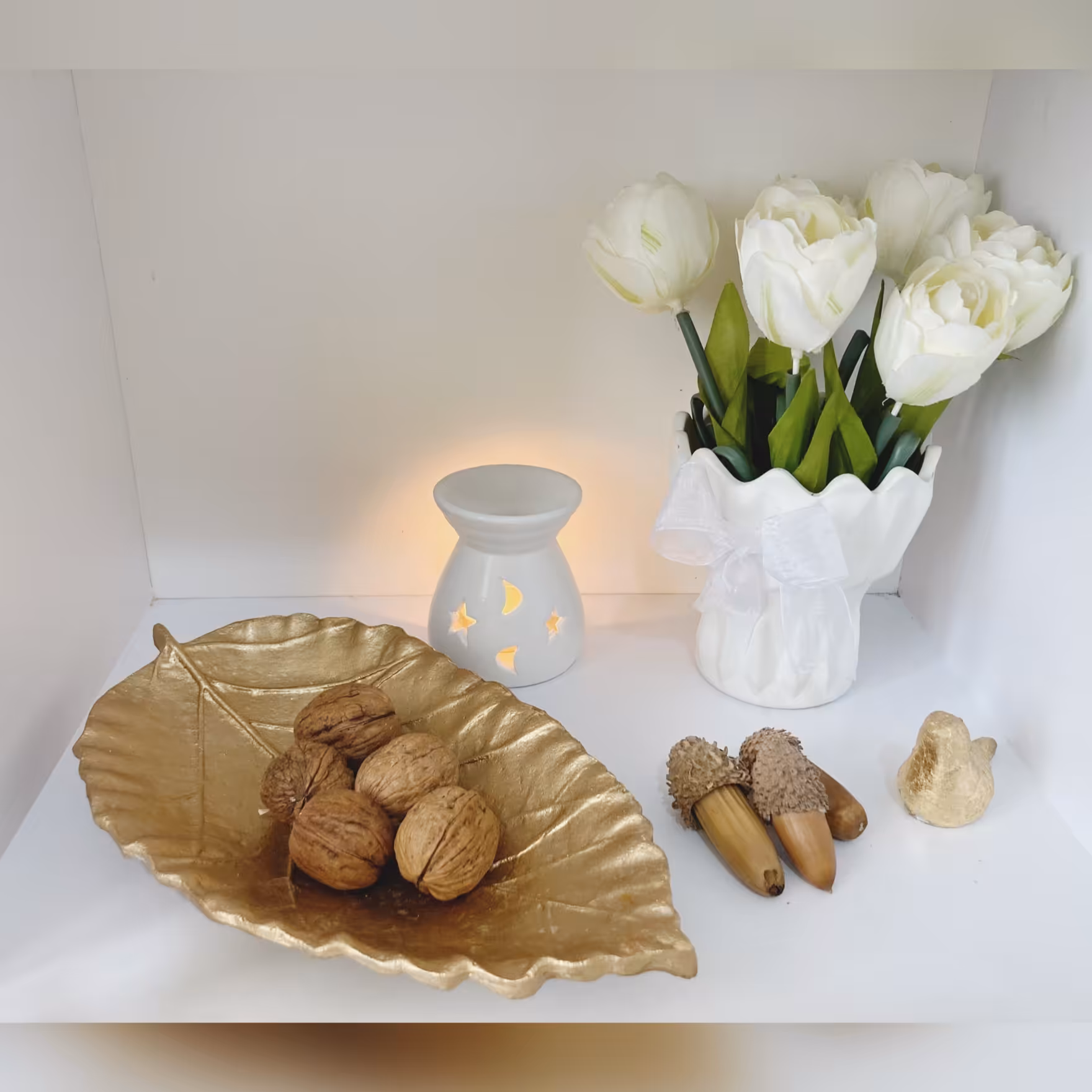 کاسه طرح برگ 