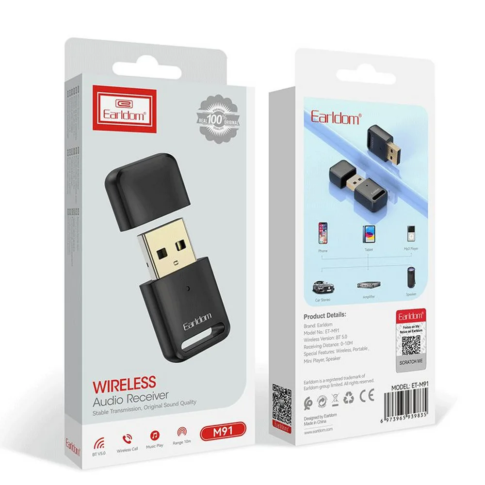 دانگل بلوتوث الردروم مدل Earldom ET-M91 - امین 24 امانت دار اعتماد شما