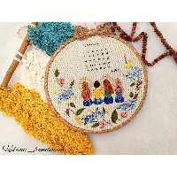 قاب گلدوزی دوستانه 19