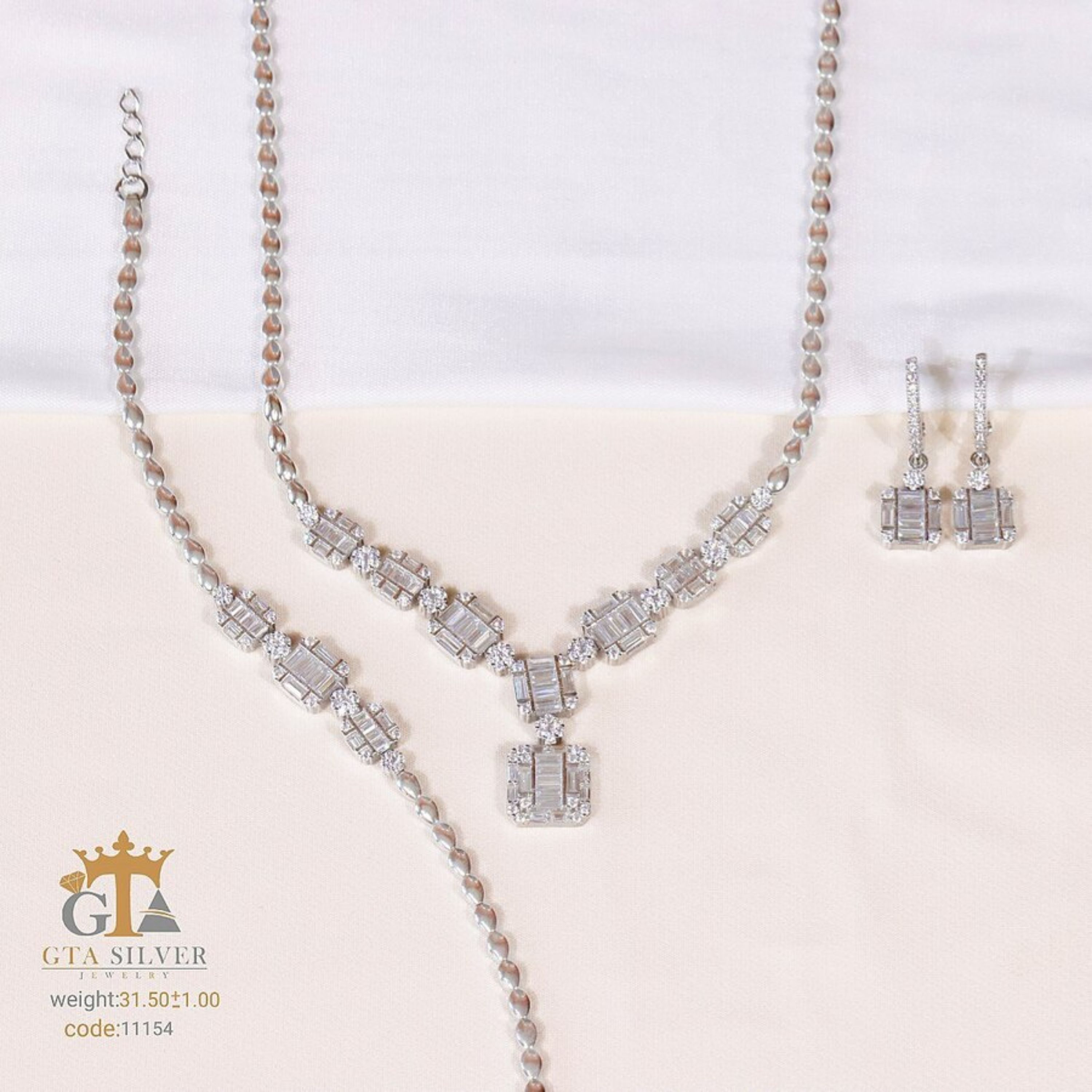 سرویس نقره مارسا طرح امرالد کات کد 11154-33