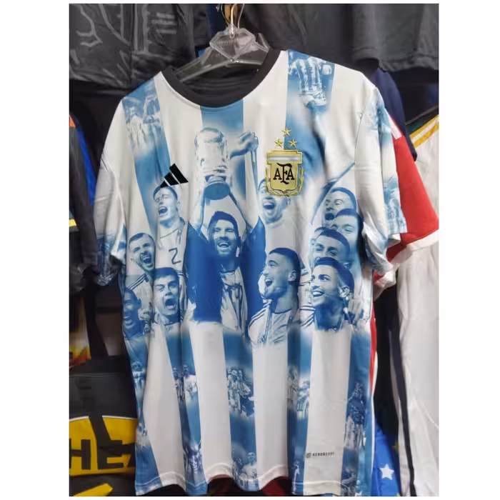 لباس کانسپت پلیری  تیم ملی آرژانتین با طرح قهرمانی جام جهانی 
