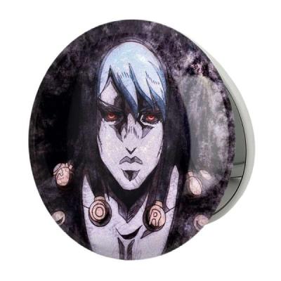 آینه جیبی خندالو طرح ریسوتو نرو انیمه جوجو Jojo مدل تاشو کد 11517