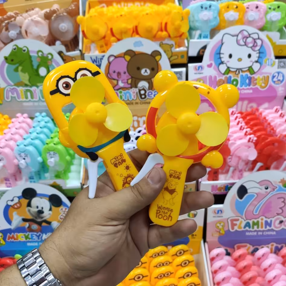 پنکه دستی عروسکی 24 عددی ارسال رایگان