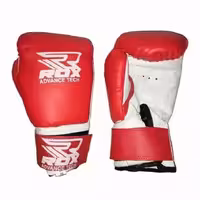 دستکش بوکس نیمه حرفه ای طرح FDX ساخت ایران ( قرمز ) سایز 8