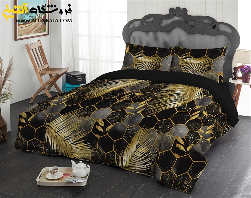 روتختی یک نفره آلوئه ورا لومانا 4تکه طرح آدان