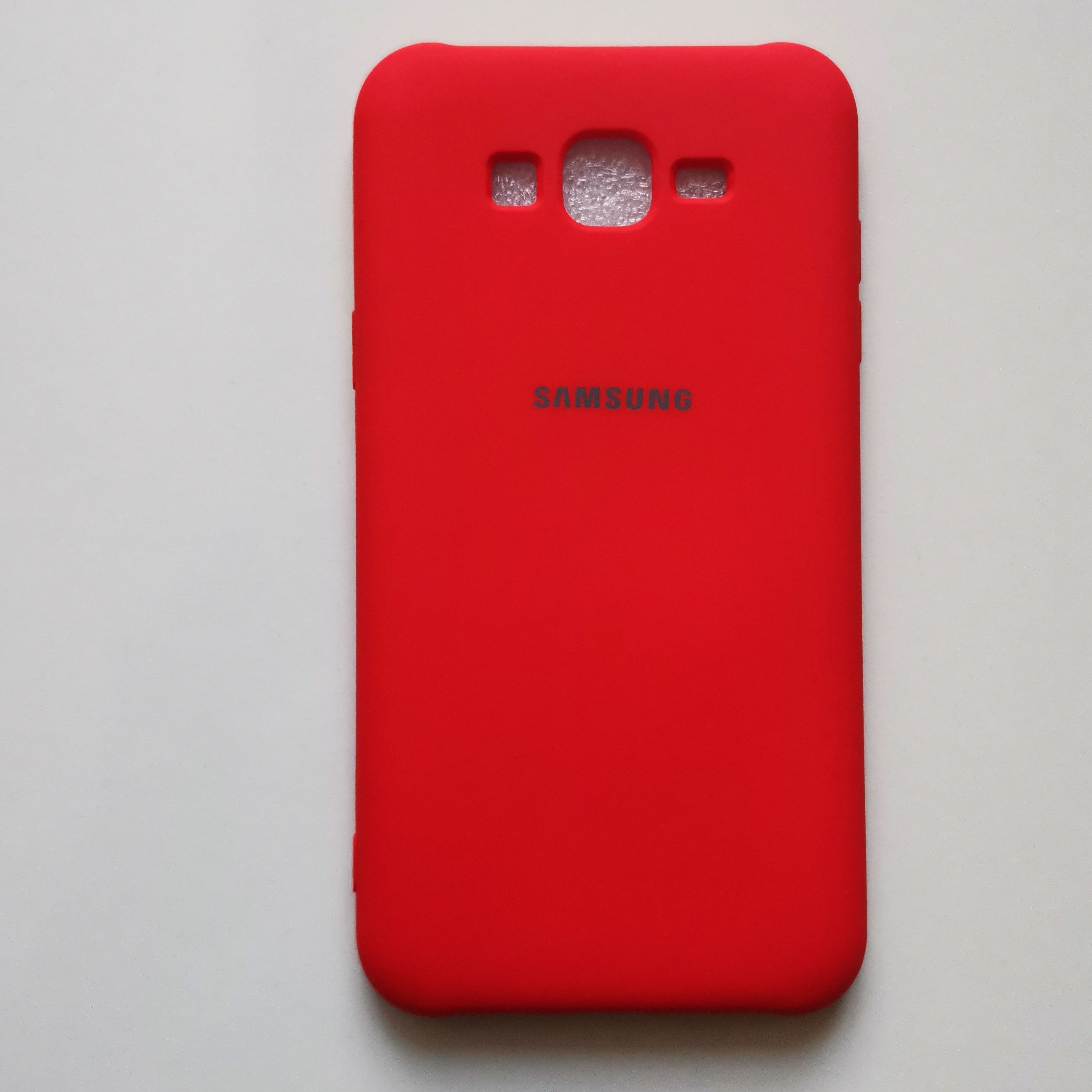 قاب سیلیکونی پاک کنی قرمز گوشی سامسونگ J7 2015 و J7 core