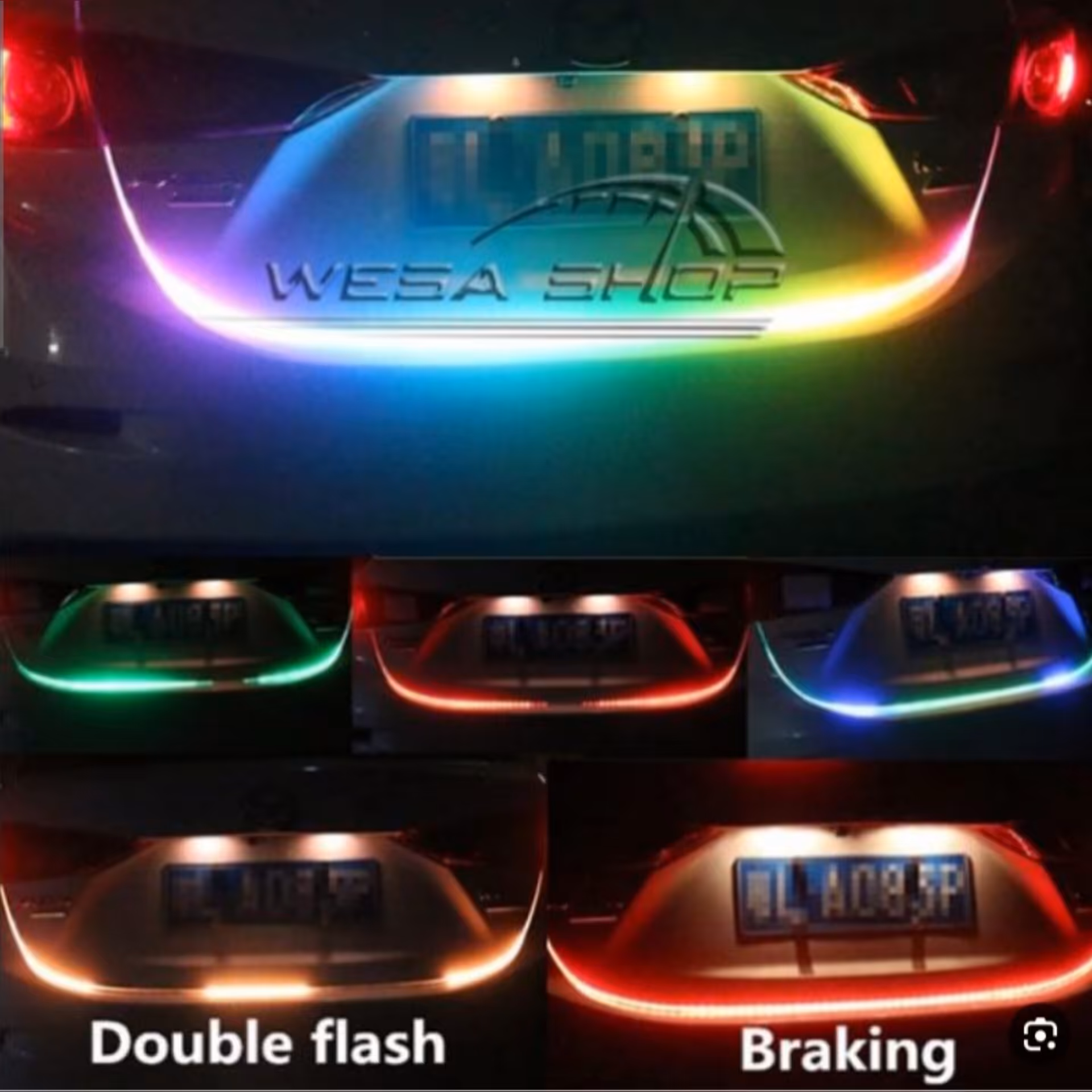 فلکسیبل صندوق عقب خودرو،مدل فول(نورپردازی صندوق عقب)