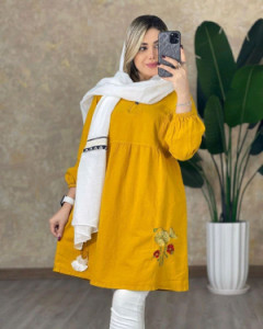 مانتو اسپرت زنانه نخی مدل مانتو الیاف عروسکیsh