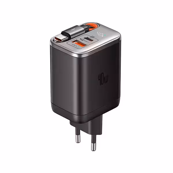 شارژر آداپتور دیواری 2 پورت 40 وات مک دودو CH-428 GaN