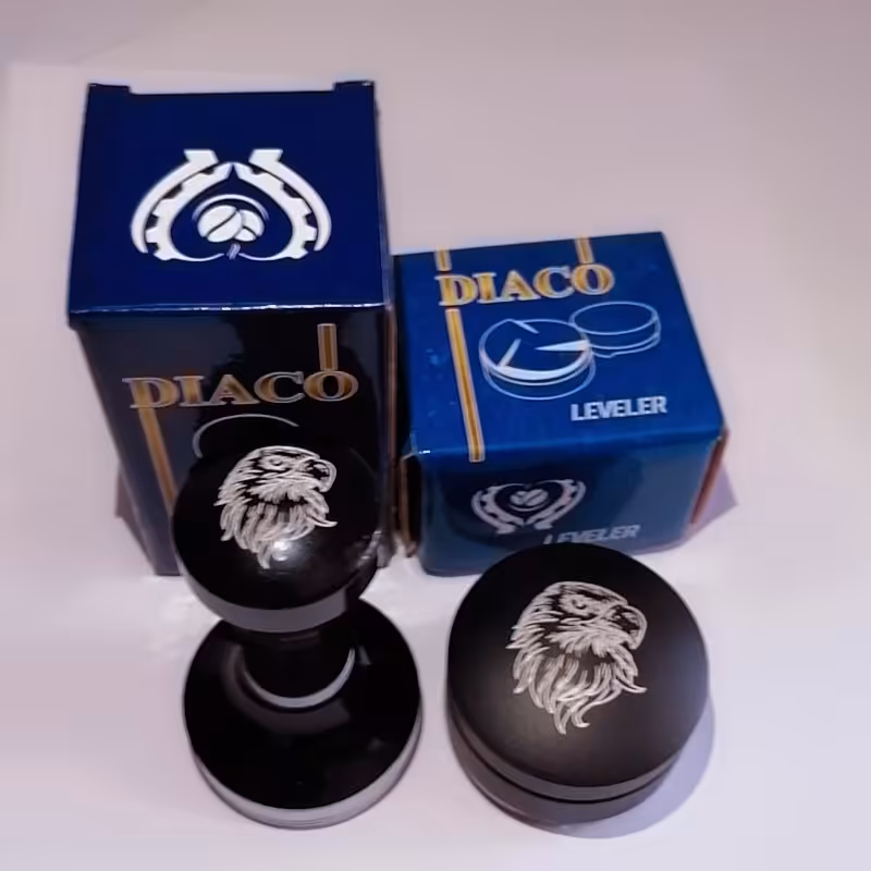 تمپر  و لولر قهوه 51 خانگی تمام فلز طرح عقاب