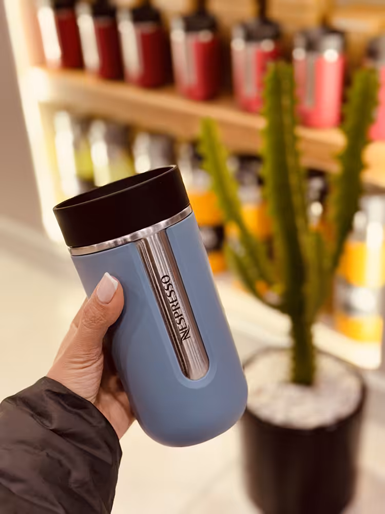 تراول ماگ اورجینال نسپرسو NESPRESSO آبی اقیانوسی مدل NOMAD