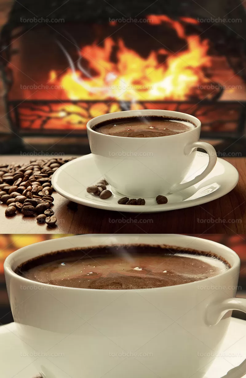 عکس قهوه داغ | گرافیک با طعم تربچه