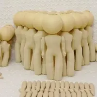 بدن خام عروسک روسی 30 سانتی سرچرخشی پک 10 عددی