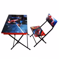 میز تحریر باکسدار با صندلی میزیمو طرح مرد عنکبوتی کد 1.1