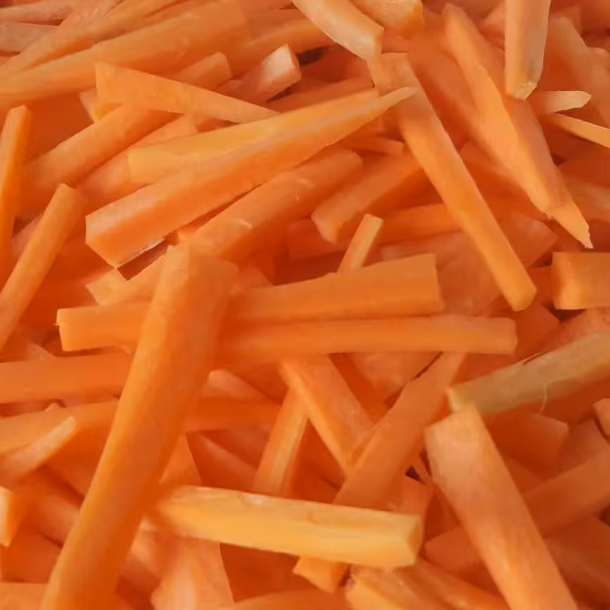 هویج خلالی  خام دربسته های 500گرمی