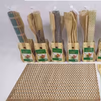 کفگیر بامبو ب همراه زیردیگی نسوز جنس باکیفیت خارجی