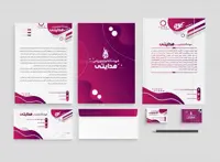 طرح ست اداری لوازم ورزشی | گرافیک با طعم تربچه