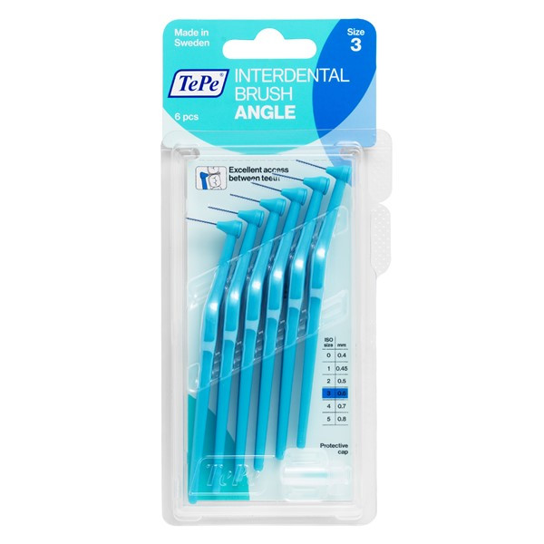 مسواک بین دندانی ته په مدل Angle سایز 3 بسته 6 عددی
