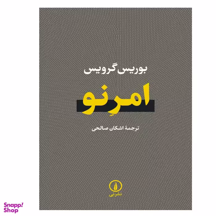 کتاب امر نو اثر بوریس گرویس نشر نی