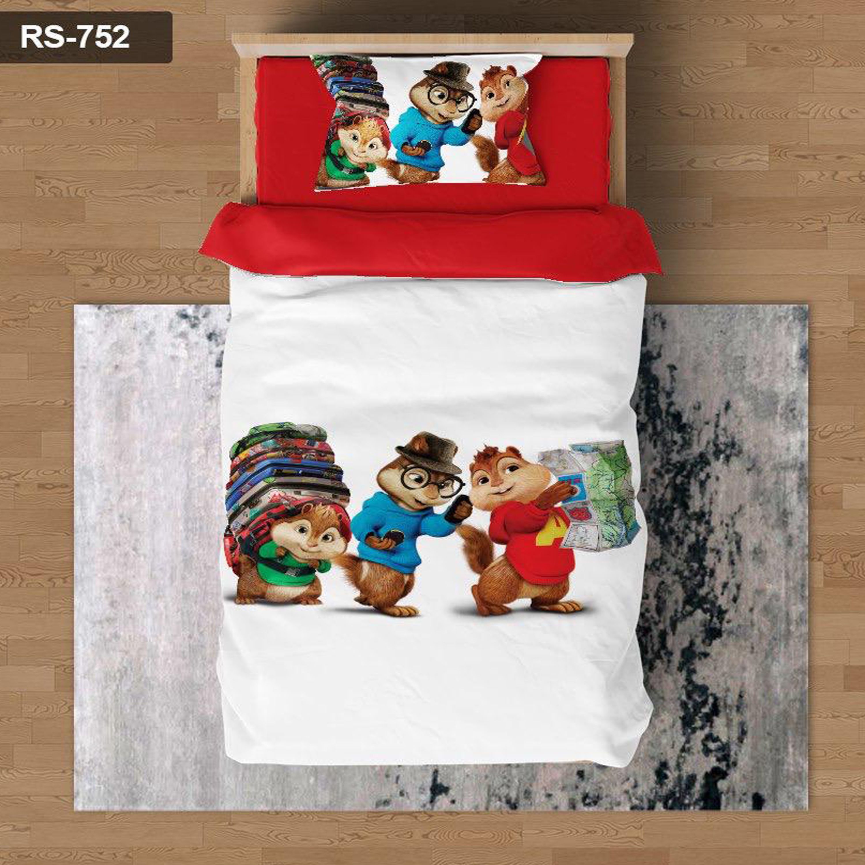 سرویس روتختی 1 نفره تنسل چاپی برندترک لند (Turk Land) کد rs 752