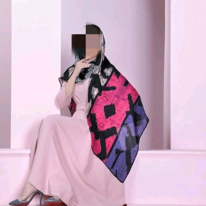 روسری نخی دور دوز سایز 120