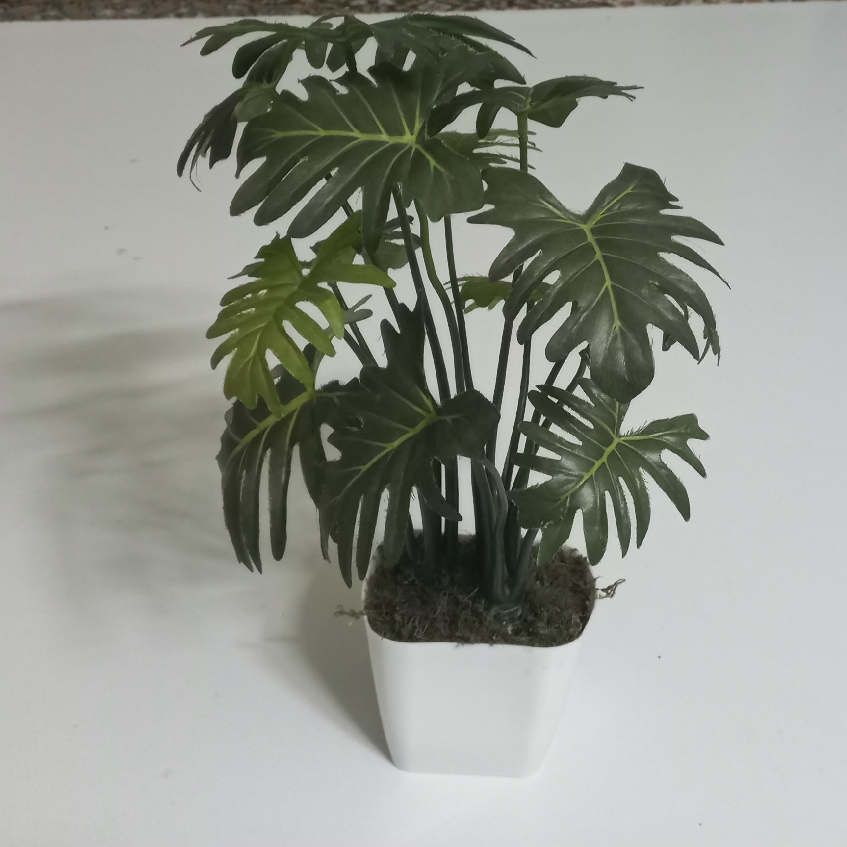 گل و گلدان مصنوعی با هم 35 سانت