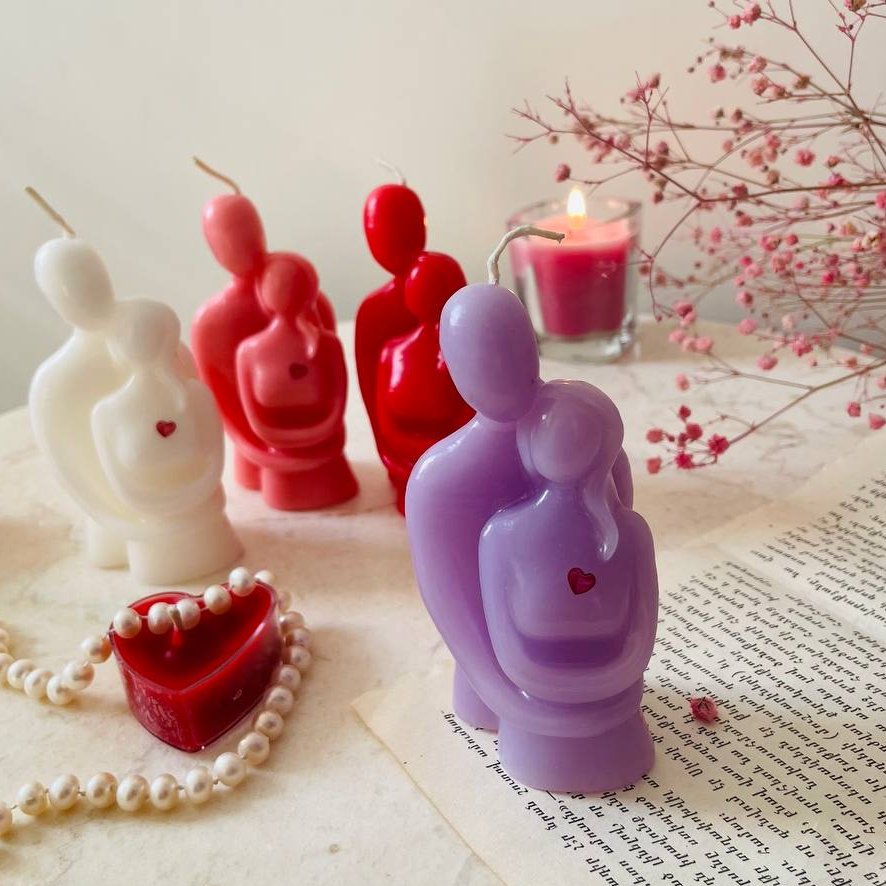 شمع آغوش یا جفت مناسب گیفت ولنتاین 