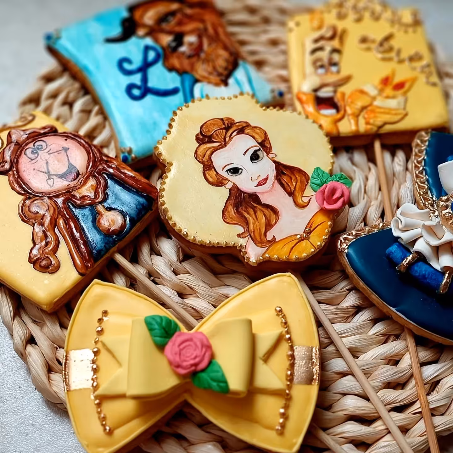 کوکی های  دکور کیک 