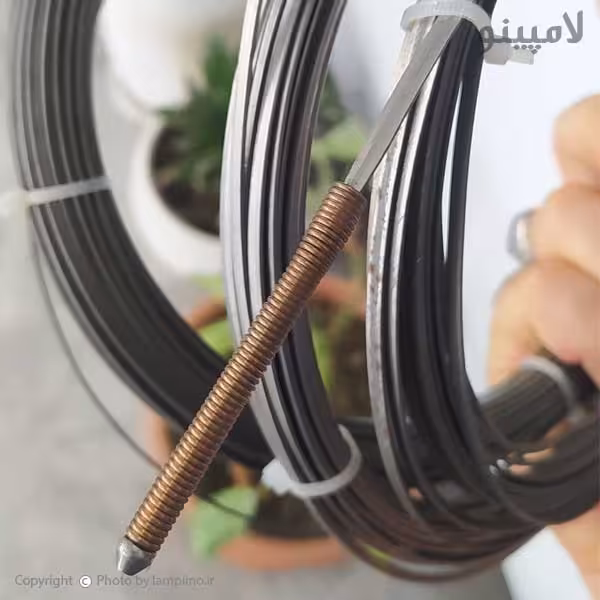 فنر سیم کشی فلزی 20 متری درجه یک